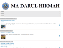 Tablet Screenshot of ma-darulhikmah.net